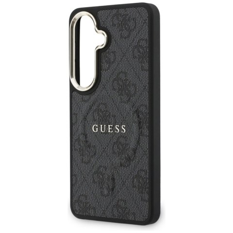 Guess 4G Embossed Ring MagSafe - Etui Samsung Galaxy S26 (czarny)