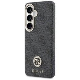 Guess 4G Rhinestone Round Logo MagSafe - Etui Samsung Galaxy S26 (czarny)