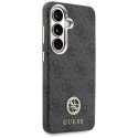 Guess 4G Rhinestone Round Logo MagSafe - Etui Samsung Galaxy S26 (czarny)