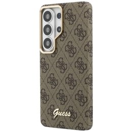 Guess 4G Script MagSafe - Etui Samsung Galaxy S26 Ultra (brązowy)