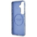 Guess 4G Script MagSafe - Etui Samsung Galaxy S26 (niebieski)