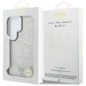 Guess Fixed Glitter Triangle MagSafe - Etui Samsung Galaxy S26 Ultra (srebrny)