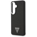 Guess Fixed Glitter Triangle MagSafe - Etui Samsung Galaxy S26 (czarny)
