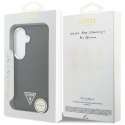 Guess Fixed Glitter Triangle MagSafe - Etui Samsung Galaxy S26 (czarny)