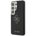 Guess Grained Big 4G Metal Logo - Etui Samsung Galaxy S26 Ultra (czarny)
