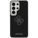Guess Grained Big 4G Metal Logo - Etui Samsung Galaxy S26 Ultra (czarny)