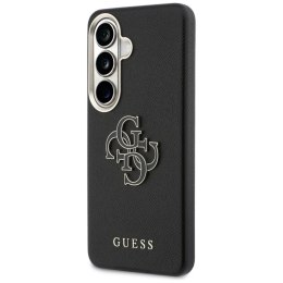 Guess Grained Big 4G Metal Logo - Etui Samsung Galaxy S26 (czarny)
