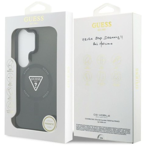 Guess IML Gradient Triangle MagSafe - Etui Samsung Galaxy S26 Ultra (czarny)