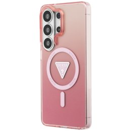 Guess IML Gradient Triangle MagSafe - Etui Samsung Galaxy S26 Ultra (różowy)
