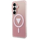 Guess IML Gradient Triangle MagSafe - Etui Samsung Galaxy S26 (różowy)