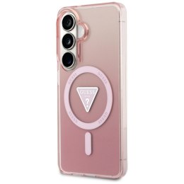 Guess IML Gradient Triangle MagSafe - Etui Samsung Galaxy S26 (różowy)