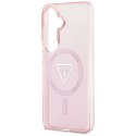 Guess IML Gradient Triangle MagSafe - Etui Samsung Galaxy S26 (różowy)