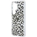 Guess IML Leopard Print Triangle MagSafe - Etui Samsung Galaxy S26 Ultra (czarny)