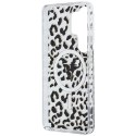 Guess IML Leopard Print Triangle MagSafe - Etui Samsung Galaxy S26 Ultra (czarny)