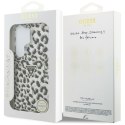 Guess IML Leopard Print Triangle MagSafe - Etui Samsung Galaxy S26 Ultra (czarny)