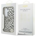 Guess IML Leopard Print Triangle MagSafe - Etui Samsung Galaxy S26 (czarny)