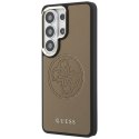 Guess Perforated Logo MagSafe - Etui Samsung Galaxy S26 Ultra (brązowy)