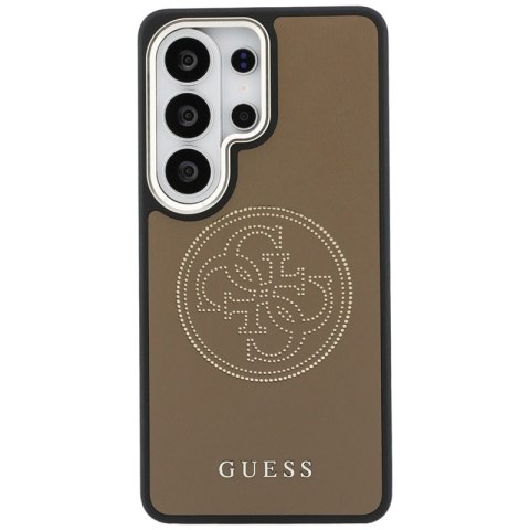Guess Perforated Logo MagSafe - Etui Samsung Galaxy S26 Ultra (brązowy)