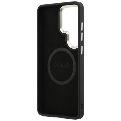 Guess Perforated Logo MagSafe - Etui Samsung Galaxy S26 Ultra (brązowy)