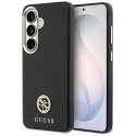 Guess Rhinestone Round Logo MagSafe - Etui Samsung Galaxy S26 (czarny)