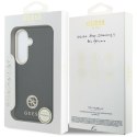 Guess Rhinestone Round Logo MagSafe - Etui Samsung Galaxy S26 (czarny)