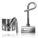 Qoltec Przelotowy uchwyt / wieszak do kabli | MBL: 4kN