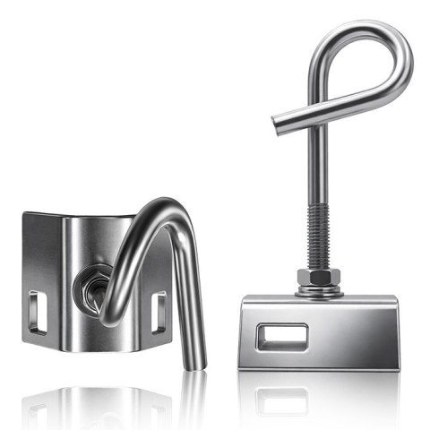 Qoltec Przelotowy uchwyt / wieszak do kabli | MBL: 4kN