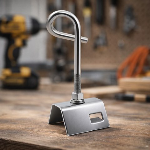 Qoltec Przelotowy uchwyt / wieszak do kabli | MBL: 4kN