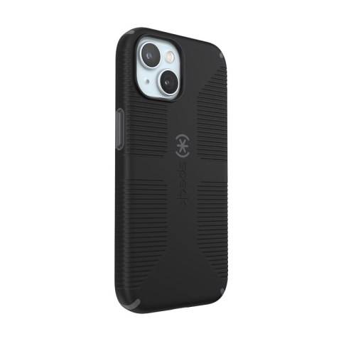 Speck Candyshell Grip MagSafe - Etui iPhone 17e / 16e / 15 / 14 / 13 (Black / Slate Grey)