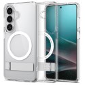 Spigen Ultra Hybrid S Mag MagSafe - Etui do Samsung Galaxy S26 (Clear/White)