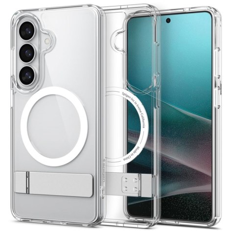 Spigen Ultra Hybrid S Mag MagSafe - Etui do Samsung Galaxy S26 (Clear/White)