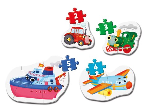 Clementoni: Moje Pierwsze Puzzle - Środki Transportu