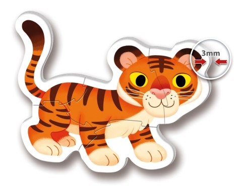 Clementoni: Moje Pierwsze Puzzle: Wild Animals