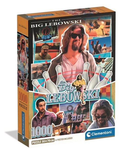 Clementoni - Puzzle 1000el. Compact Cult Movies The Big Lebowsky