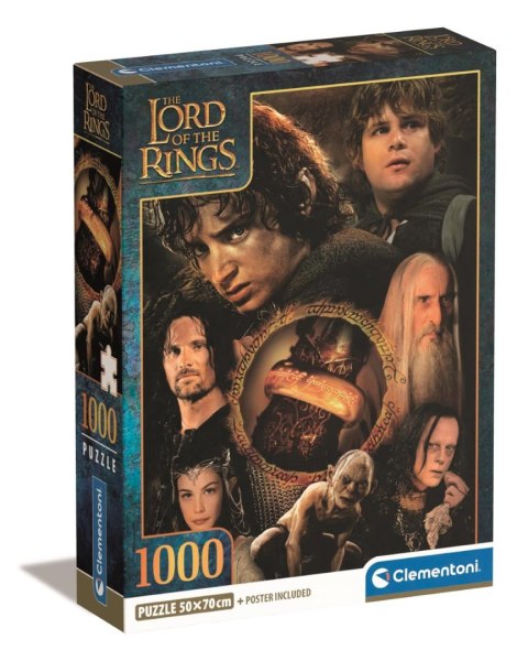 Clementoni: Puzzle 1000el. Compact The Lord Of The Rings