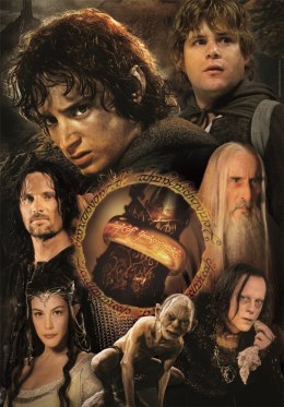 Clementoni: Puzzle 1000el. Compact The Lord Of The Rings