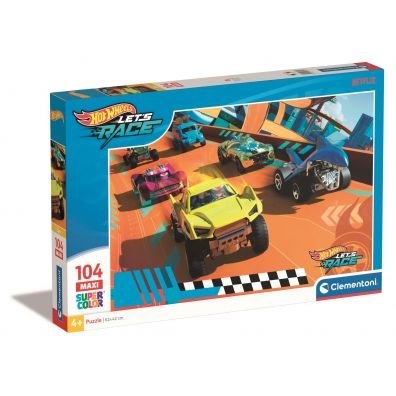 Clementoni: Puzzle 104el. Maxi Hot Wheels