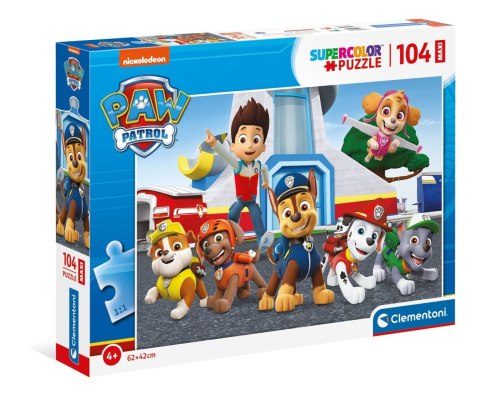Clementoni - Puzzle 104el. Maxi Psi Patrol