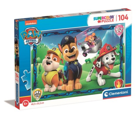 Clementoni: Puzzle 104el. - Psi Patrol