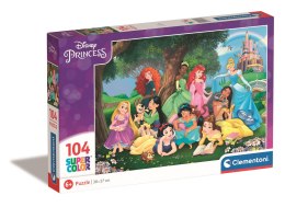 Clementoni: Puzzle 104el. Super Kolor - Zdjęcie grupowe Księżniczek