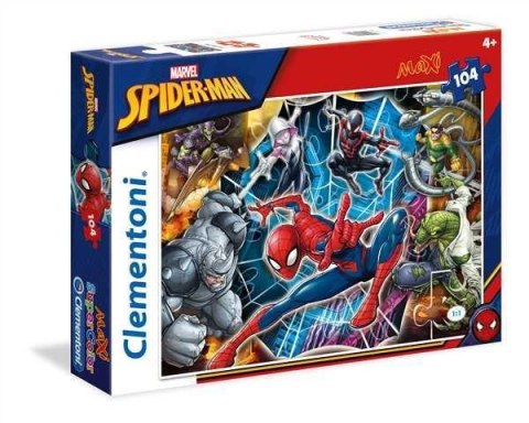 Clementoni: Puzzle 104el. maxi - Spider-Man