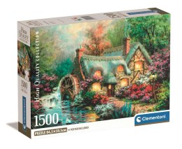 Clementoni: Puzzle 1500el. Compact HQ - Chatka z Młynem
