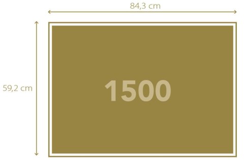Clementoni: Puzzle 1500el. Compact HQ - Chatka z Młynem