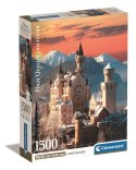 Clementoni: Puzzle 1500el. Compact HQ - Neuschwanstein