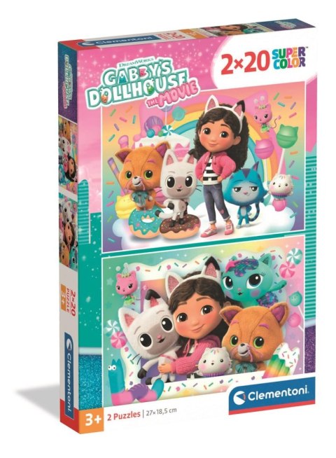Puzzle 2 X 20 El Gabby'S Dollhouse: The Movie