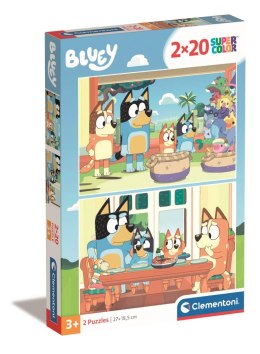 Clementoni: Puzzle 2x20el. Bluey