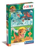 Clementoni: Puzzle 2x20el. Jurassic World