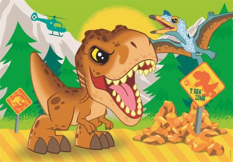 Clementoni: Puzzle 2x20el. Jurassic World