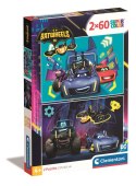 Clementoni: Puzzle 2x60el. Batwheels