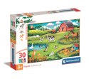 Clementoni: Puzzle 30el. - Farma Zwierzaczków